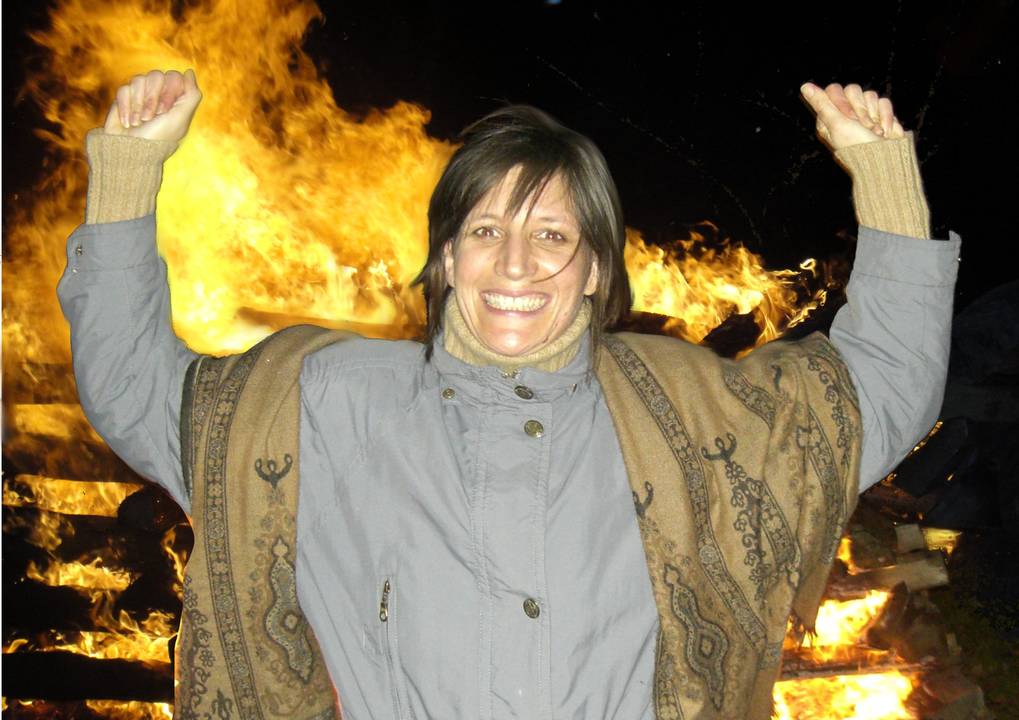 Aus dem Archiv: Feuerlauf mit Eva Fischer